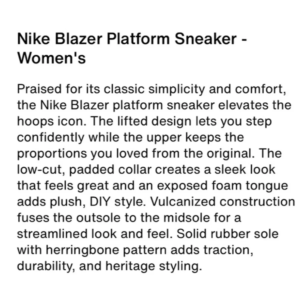 Nike ➡️ size